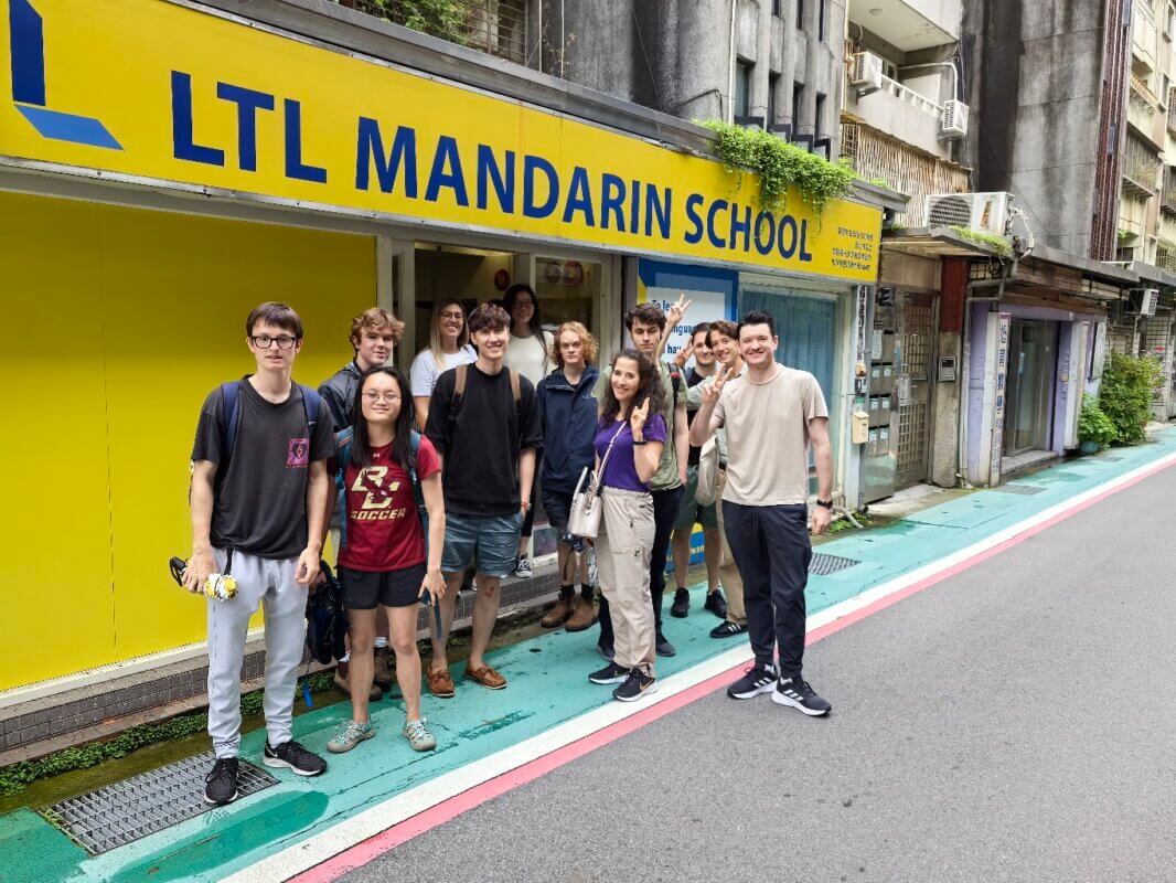LTL Taipei || Front of school with students